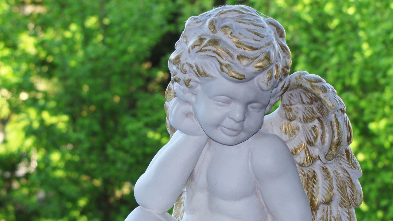 Wallpaper angel, figurine, harmony