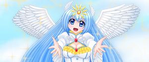 Preview wallpaper angel, girl, smile, anime