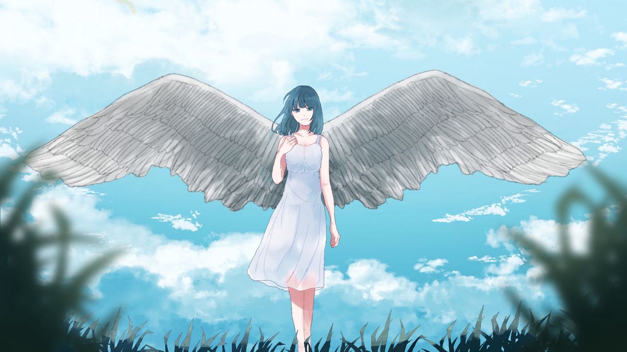 NovelAI Anime Girl with Wings by DarkPrncsAI on DeviantArt