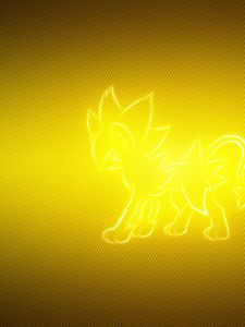 Preview wallpaper animal, background, pokemon, luxray