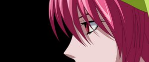 Preview wallpaper anime, character, hair, pink, face