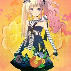 Preview wallpaper anime, girl, cute, dress, smile