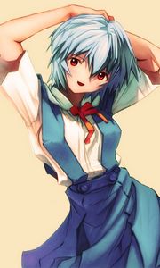 Preview wallpaper anime, girl, cute, dance, movement, gesture