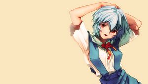 Preview wallpaper anime, girl, cute, dance, movement, gesture