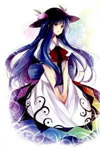 Preview wallpaper anime, girl, dear, hat, dress anime, dress