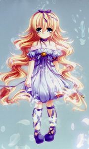 Preview wallpaper anime, girl, dress