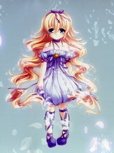 Preview wallpaper anime, girl, dress