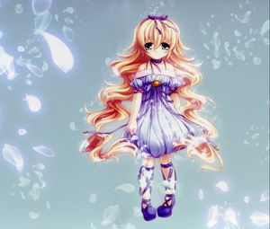 Preview wallpaper anime, girl, dress