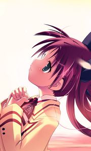 Preview wallpaper anime, girl, ears, hope, dawn, air