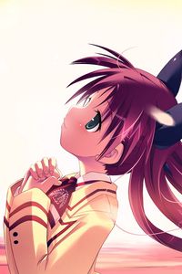 Preview wallpaper anime, girl, ears, hope, dawn, air