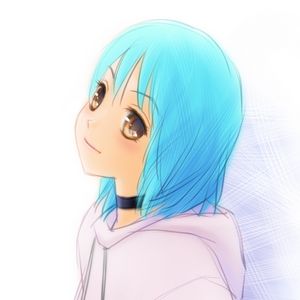 Preview wallpaper anime, girl, hair, sweatshirt, wall