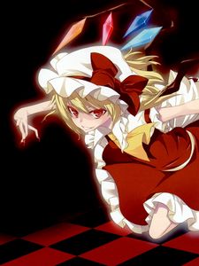 Preview wallpaper anime, girl, vampire, flying, magic