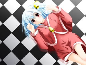 Preview wallpaper anime, girl, young, floors, shoes