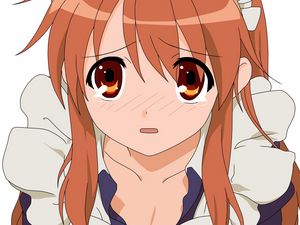 Preview wallpaper anime, girl, young, tears, sadness