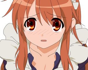 Preview wallpaper anime, girl, young, tears, sadness