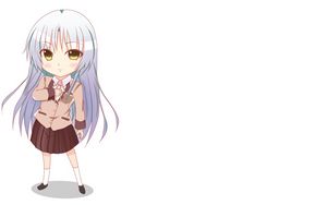 Preview wallpaper animeshka, girl, hair, long, pose, promise