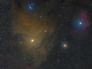 Preview wallpaper antares, stars, space, dark