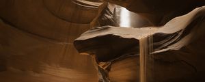 Preview wallpaper antelope canyon, canyon, cave, sand, light