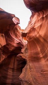 Preview wallpaper antelope canyon, canyon, cave, relief, nature