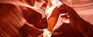 Preview wallpaper antelope canyon, canyon, cave, relief, light