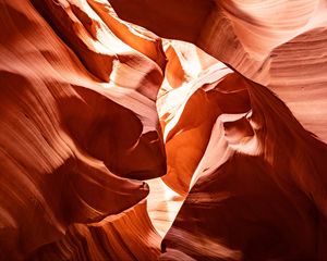 Preview wallpaper antelope canyon, canyon, cave, relief, light