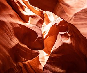 Preview wallpaper antelope canyon, canyon, cave, relief, light