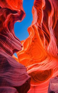 Preview wallpaper antelope canyon, canyon, relief, light