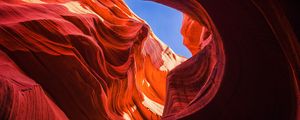 Preview wallpaper antelope canyon, canyon, shadows, relief