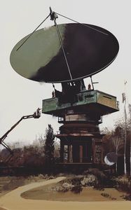 Preview wallpaper antenna, construction, paint, canvas, art