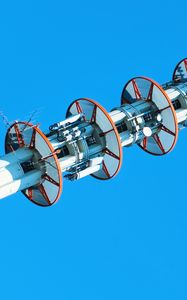 Preview wallpaper antenna, tower, construction, sky
