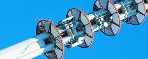 Preview wallpaper antenna, tower, construction, sky
