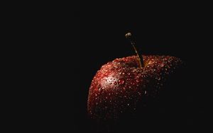 Wallpaper 4k Dark Metal Apple Wallpaper