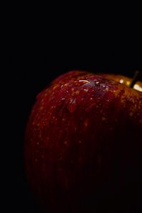 Preview wallpaper apple, drops, water, macro