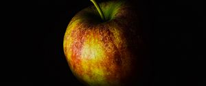 Preview wallpaper apple, fruit, darkness, macro