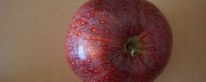 Preview wallpaper apple, fruit, drop, close-up