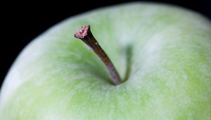 Preview wallpaper apple, fruit, green, macro