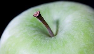 Preview wallpaper apple, fruit, green, macro