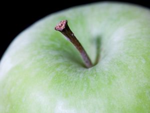 Preview wallpaper apple, fruit, green, macro