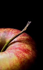 Preview wallpaper apple, fruit, macro, red, ripe