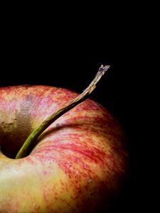 Preview wallpaper apple, fruit, macro, red, ripe