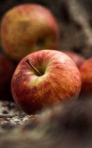 Preview wallpaper apple, fruit, red, close up