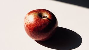 Preview wallpaper apple, fruit, red, shadow