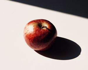 Preview wallpaper apple, fruit, red, shadow