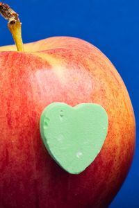 Preview wallpaper apple, heart, relationships, romance, imagination