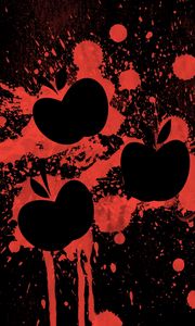 Preview wallpaper apple, heart, shape, blob, color