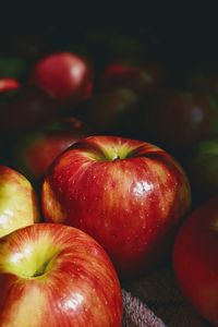 Preview wallpaper apple, red, fruit, macro