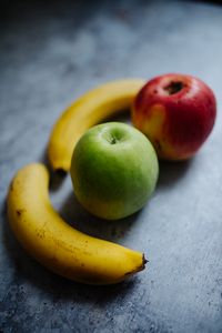 Preview wallpaper apples, bananas, fruits, fresh