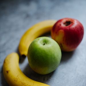 Preview wallpaper apples, bananas, fruits, fresh