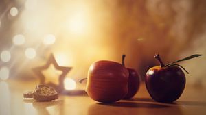 Preview wallpaper apples, christmas, cookies