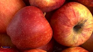 Preview wallpaper apples, fruit, fresh, ripe, red